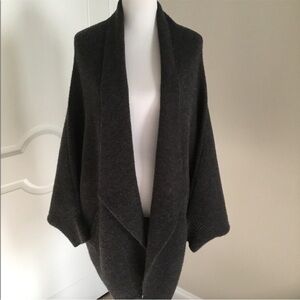 Ann Taylor wool/alpaca blend oversized cardigan size M.